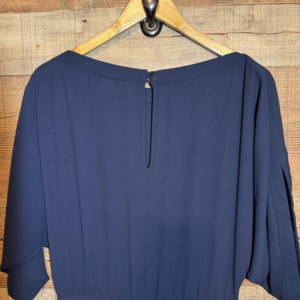 Diane Von Furstenberg Dezi Jumpsuit Cobalt Blue One Piece Size 4 - Picture 6 of 14